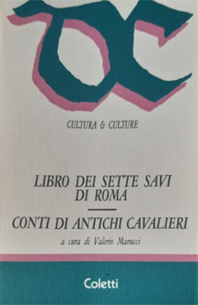 9788878268029-Libro dei Sette Savi di Roma- Conti di antichi cavalieri.